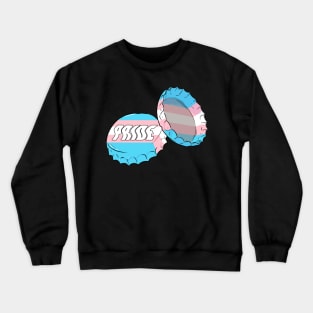 Trans Pride Bottle cap Crewneck Sweatshirt